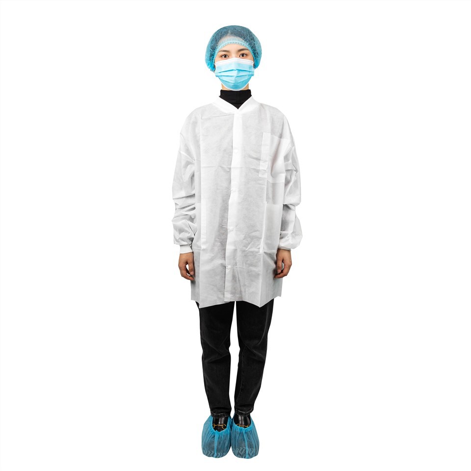 Disposable Lab Coat With Pocket