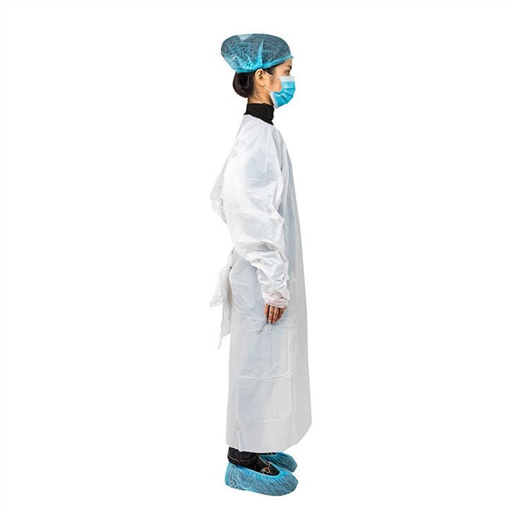 disposable CPE plastic gown 3