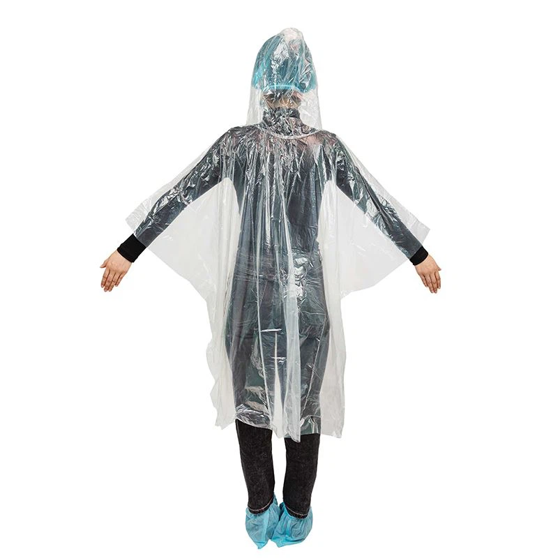 Disposable Poncho Raincoat
